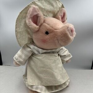 Vintage Eden Beatrix Potter Aunt Pettitoes Pig Plush 14"